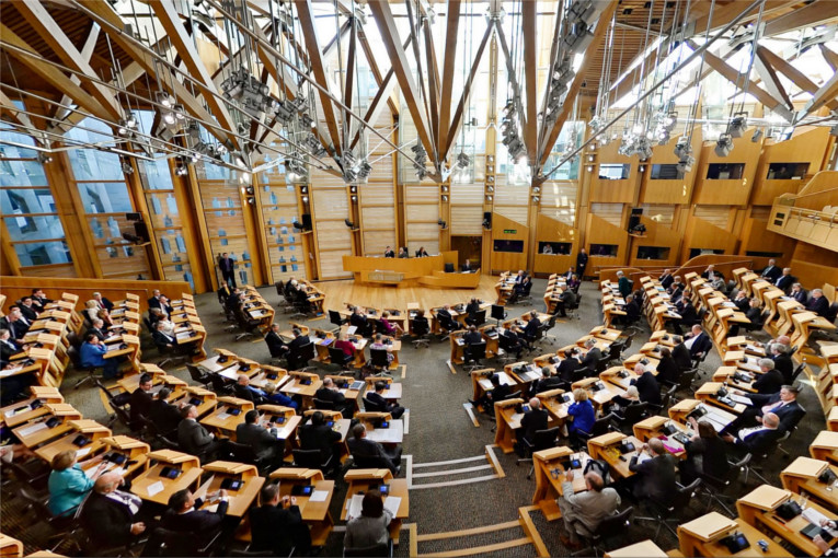Holyrood Scotland superfast broadband Parliament Edinburgh