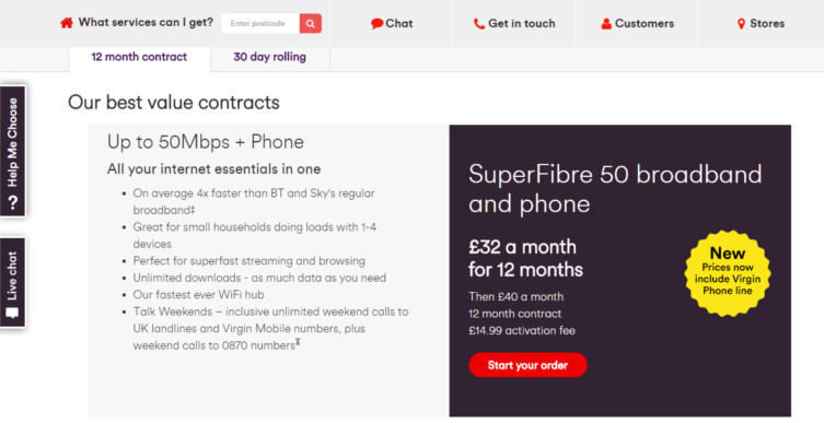 300Mbps Virgin broadband coming up - move to ultrafast as standard