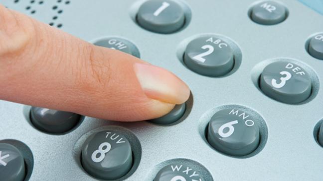 BT landline phone dialling