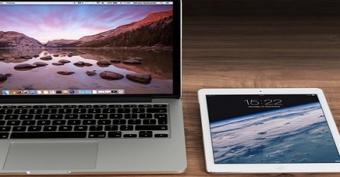 photo of laptop and tablet