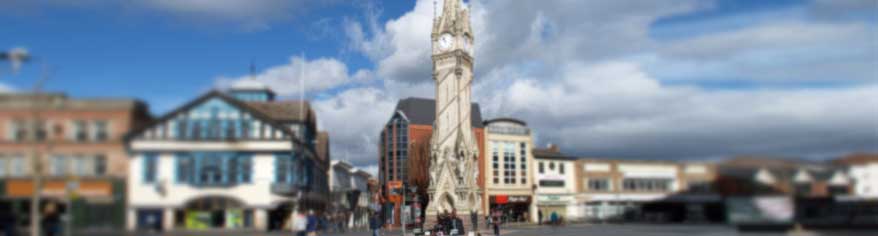 Leicester town center